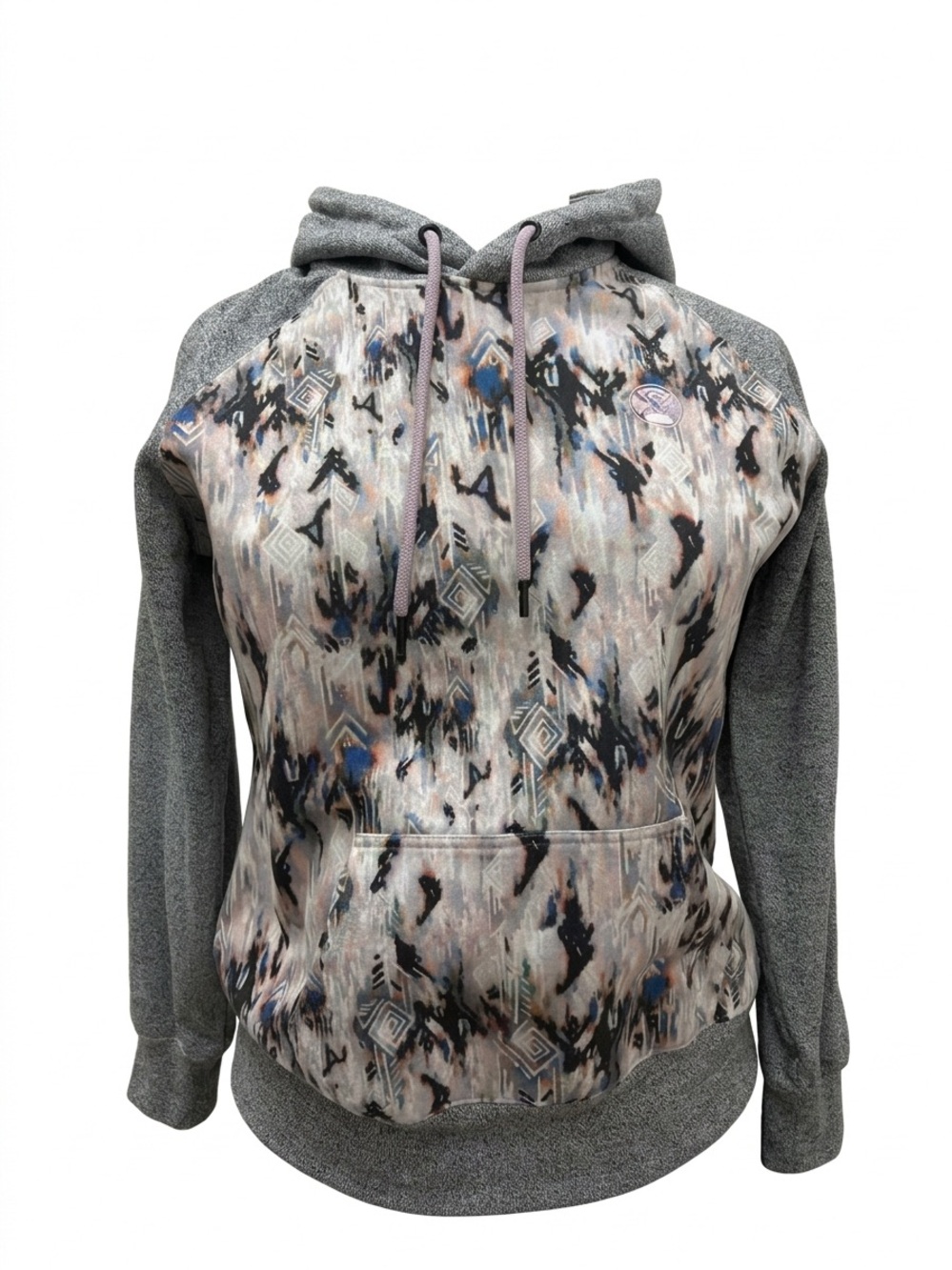 Hooey Women’s "Jimmy" Aztec Print Pullover Hoodie - Size Medium